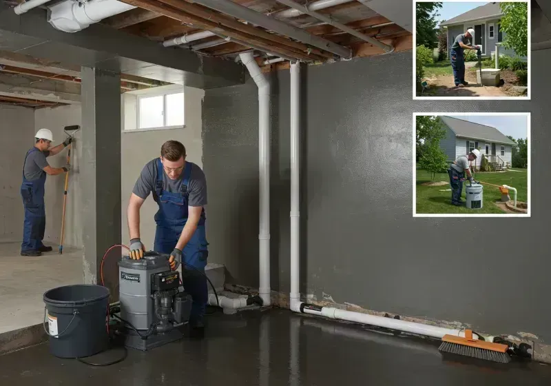 Basement Waterproofing and Flood Prevention process in Woodstock, IL